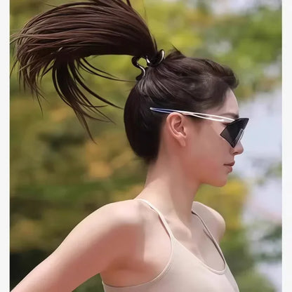 Elegant Curved Hairpins for Women High Ponytail Back of Head Design Hair Accessories