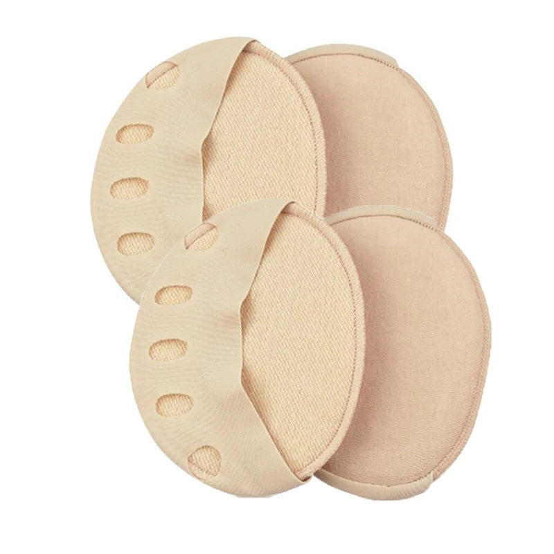 2-Pack Breathable Toe Pads, Forefoot Pad Protectors - Reusable Foot Pads, Foam Pads to Prevent Forefoot Pain and Discomfort