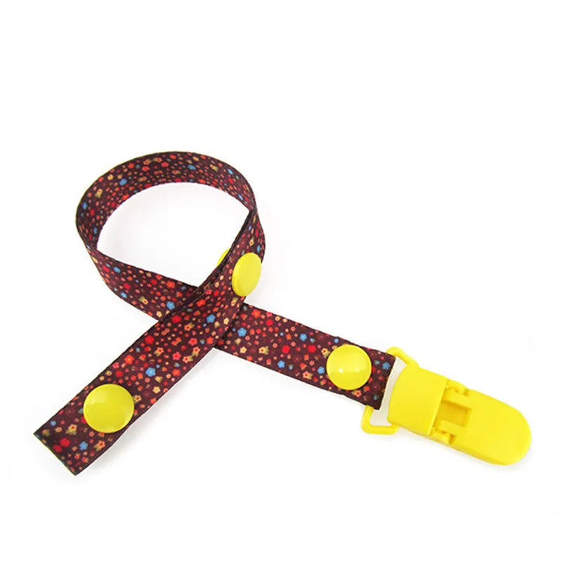 Adjust Baby Pacifier Clip Chain Ribbon Dummy Holder Chupetas Soother Pacifier Clips Leash Strap Nipple Holder for Infant Feeding