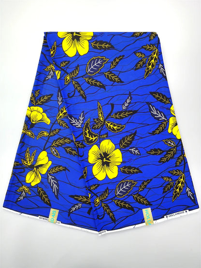 Prevalent African Wax Print Ankara Fabrics 100% Cotton Nigerian Style Patchwork Sewing Guaranteed Veritable Real Wax For Dresses