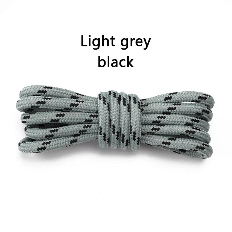 Round Solid Shoelaces for Sneakers Outdoor Hiking Boots Tooling Sports Shoe Laces Adult Kids Flower Dots Shoelace for Woman Man