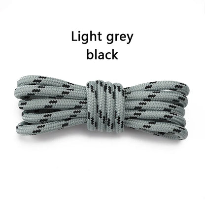 Round Solid Shoelaces for Sneakers Outdoor Hiking Boots Tooling Sports Shoe Laces Adult Kids Flower Dots Shoelace for Woman Man