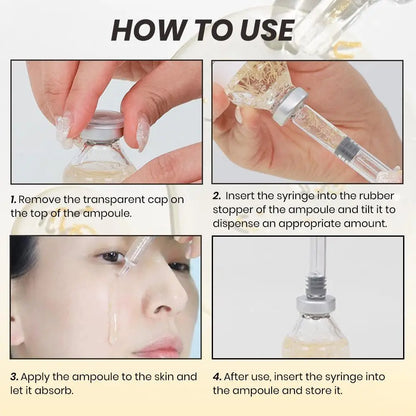 Korean Silk Collagen Essence Serum Intensive Revitalizing Formula with Deep Hydration Smoothing and Glow Boosting Skin Care