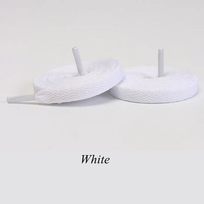 1Pair Flat Shoelaces Classic Quality Rope Laces Solid Casual Sneakers Shoelace Shoe Accessories 100/120/140/160/180CM