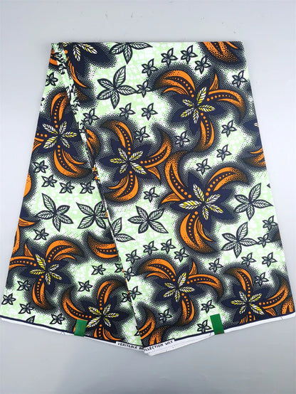 Prevalent African Wax Print Ankara Fabrics 100% Cotton Nigerian Style Patchwork Sewing Guaranteed Veritable Real Wax For Dresses