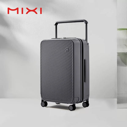 Mixi Magnifique Valise à Grande Poignée 24" Bagage de Voyage Roues Femme Homme 20" Bagage Cabine Coque Rigide Design Breveté M9276