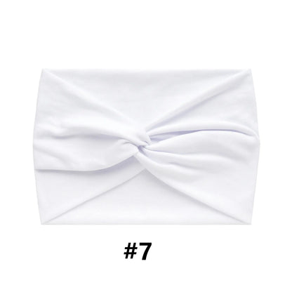 Wide Headbands for Women Large Turban Headwrap Boho Hairband Twisted Head Bands Sport Workout Stretch Non-slip Hair Accessories