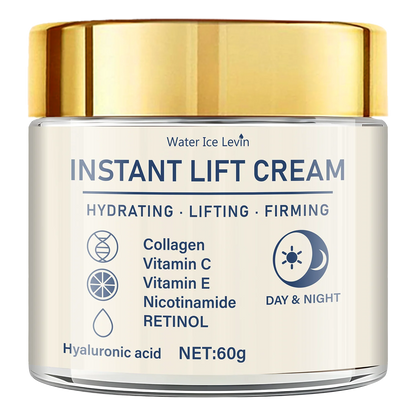 Crème Raffermissante et Liftante Visage - Riche en Acide Hyaluronique et Rétinol, Resserre et Lifte la Peau, Hydrate la Peau, Convient à Tous les Types de Peau, Soin Quotidien