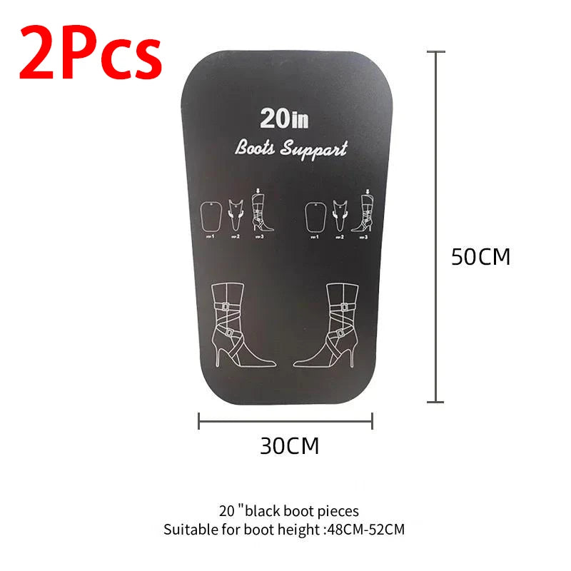 2Pcs Boot Shaper Stands Form Inserts Tall Boot Support Keep Boots Tube Shape for Women Men Plastic Long boots support
