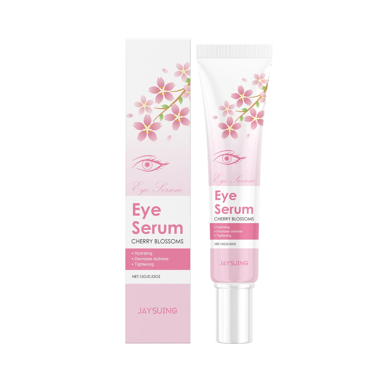 Sakura Skincare Set Moisturizer Face Cream Serum Toner Facial Cleanser Eye Cream Anti-Wrinkle Brighten Face Care Kit for Women