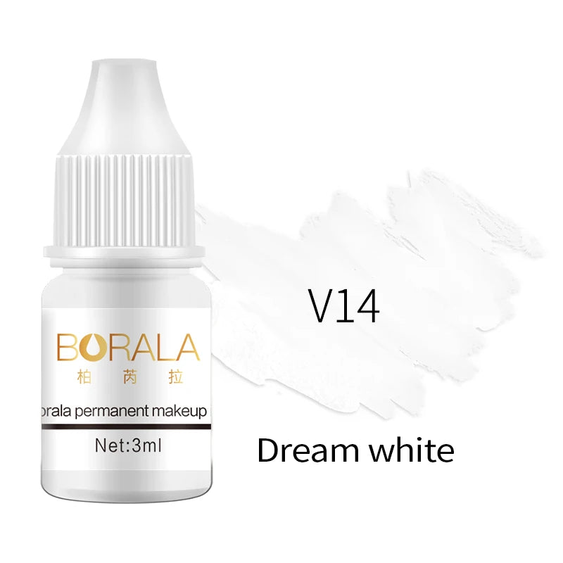 Borala 26 Colors Permanent Makeup Pigment Lip Tattoo Inks Vegan Eyebrows Microblading Pigments 3ml Body Art Ink for PMU Artists