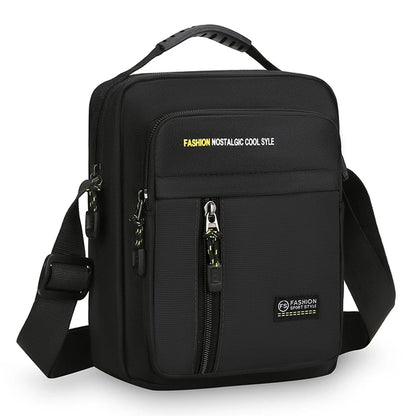 Men Crossbody Bag Single Shoulder Bags Big Capacity Storage Bag Fashion Multi-Pockets Business Crossbody Bags