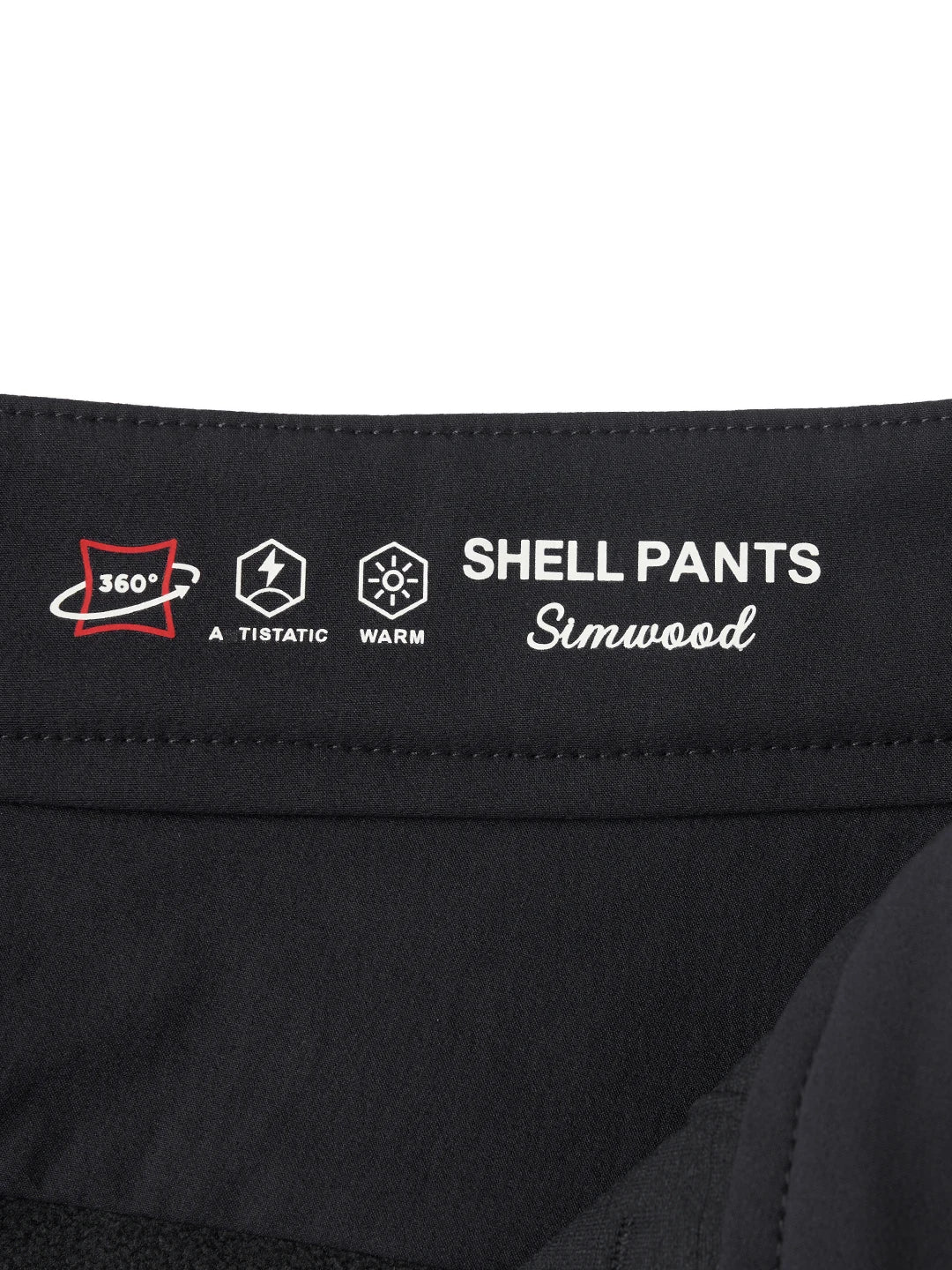 SIMWOOD 2026 Autumn New Loose Straight Soft Shell 300gsm Warm Fleece Lined Pants Casual Plus Size Outdoor Trousers
