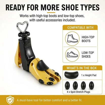 adjustable Shoe Stretcher Men Women heavy duty shoes stretchers Extend widen shaper shoe tree for High & Low Top Shoes and Boots