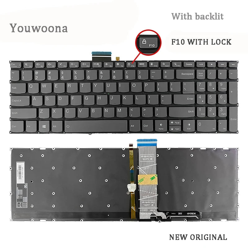 New ORIGINAL Laptop Keyboard For LENOVO ThinkBook 15 G2 G3 ACL ITL G4 IAP 15P IMH ARE E5-IML E5-ITL -IIL 2021 IdeaPad 15 ALC7