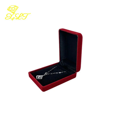 1 boîte à bijoux pour pendentif, boîte cadeau de présentation de bijoux, emballage de pendentif, boîte de rangement, porte-collier, boîte de rangement pour pendentif