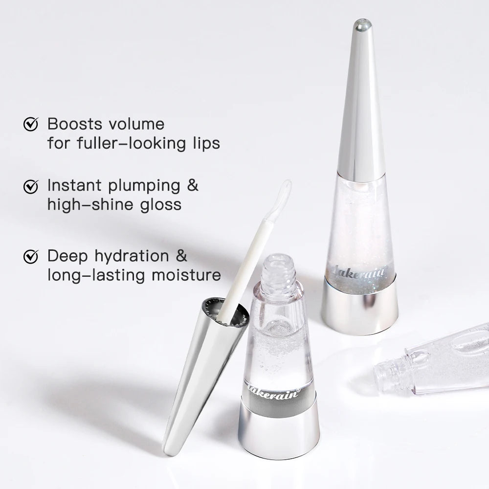 Instant Plumping & High Shine Lip Gloss Deep Hydrate Long-Lasting Moisturizing Lip Plumper Serum Sexy Lips Care Korean Makeup