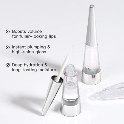 Instant Plumping & High Shine Lip Gloss Deep Hydrate Long-Lasting Moisturizing Lip Plumper Serum Sexy Lips Care Korean Makeup