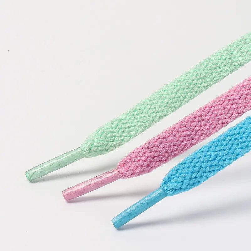1Pair Flat Shoelaces Classic Quality Rope Laces Solid Casual Sneakers Shoelace Shoe Accessories 100/120/140/160/180CM