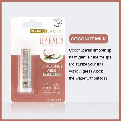 Fruit Lip Balm Winter Fashion Moisturizing Lip Oil Long-Lasting Clear Transparent Natural Aloe Lipstick Lip Care Lipstick Makeup