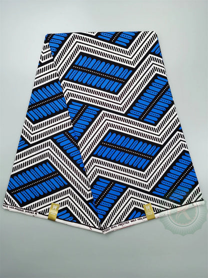 Prevalent African Wax Print Ankara Fabrics 100% Cotton Nigerian Style Patchwork Sewing Guaranteed Veritable Real Wax For Dresses