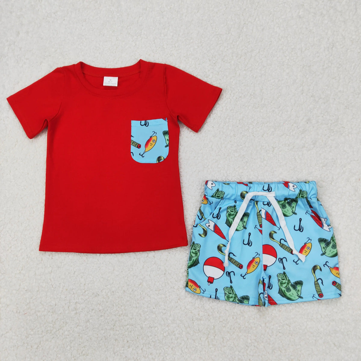 4.21y RTS Western Boys CAMO MAMA'S BOY Vintage Short Sleeve Back to School Pantsuit Children Outfits for Boys