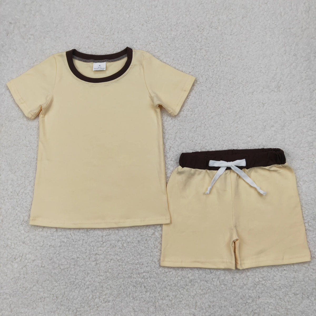 4.21y RTS Western Boys CAMO MAMA'S BOY Vintage Short Sleeve Back to School Pantsuit Children Outfits for Boys