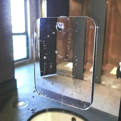 Miroir anti-buée acrylique pour douche, rasage, sans buée, accessoires de voyage pour femmes, maquillage, rasage pour hommes, outils de salle de bain