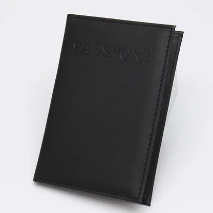 1 PC Fashion New PU Women Passport Holder Case Couple Models Girls Travel Passport Cover Unisex Card Case Man Card Holder Wallet