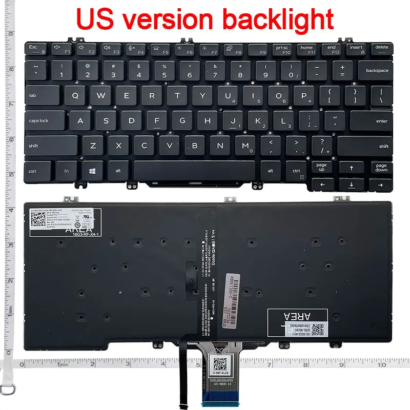 NEW US laptop keyboard For DELL Latitude 3300 5200 5300 7200 7300 3301 7290 5310 7301 E7300 E5300 5300 2-in-1 P97G
