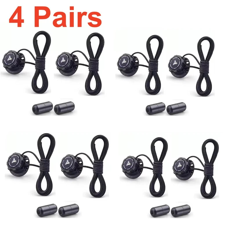 Rotating Button Shoe Bucklechildren Adult Sports Lazy People No Need Tie Steel Wire Spinning Buckle Shoelaces Sports Buckle