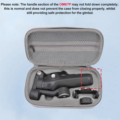 Boîte pour DJI Osmo Mobile 8 Stabilisateur de Cardan Portable Sac de Rangement Rigide de Voyage pour DJI Osmo Mobile 8 7 7P Étui de Transport