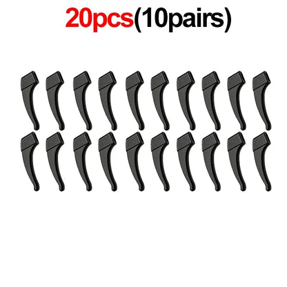 2/40pcs Silicone Ear Hook Anti-slip Glasses Leg Ear Sleeve Bracket Fastener Sunglasses Accessories Grip Anti-fall Eyewear Holder