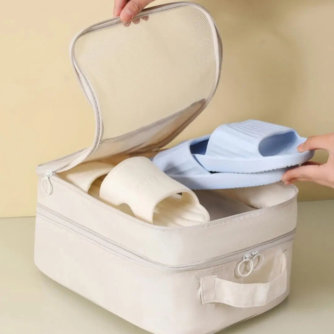 Shoe Bags - Holds 3 Pair of Shoes, Travel Essentials for Flying Carry On Luggage Accessories