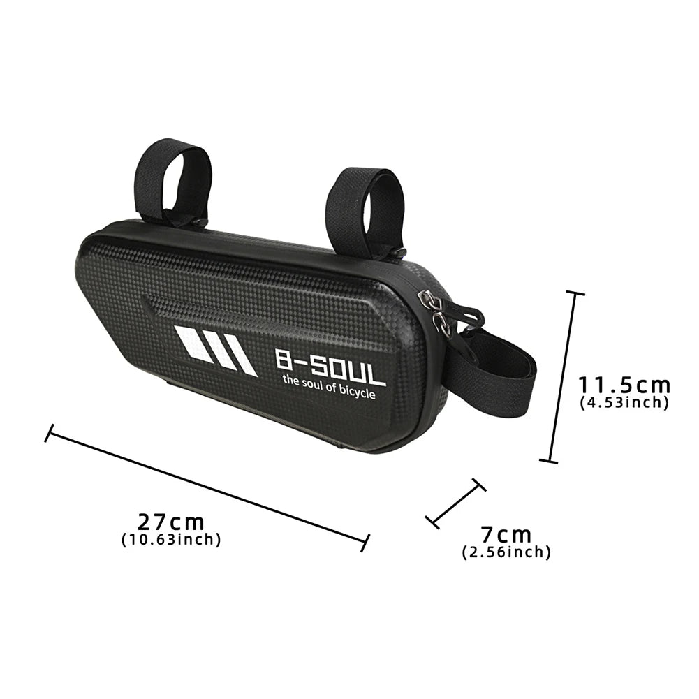 B-SOUL Electric Bike Hanging Bag Motorcycle Side Bags Waterproof Moto Engine Pack Hard Shell Bags Mountain Bike Triangle Pouch