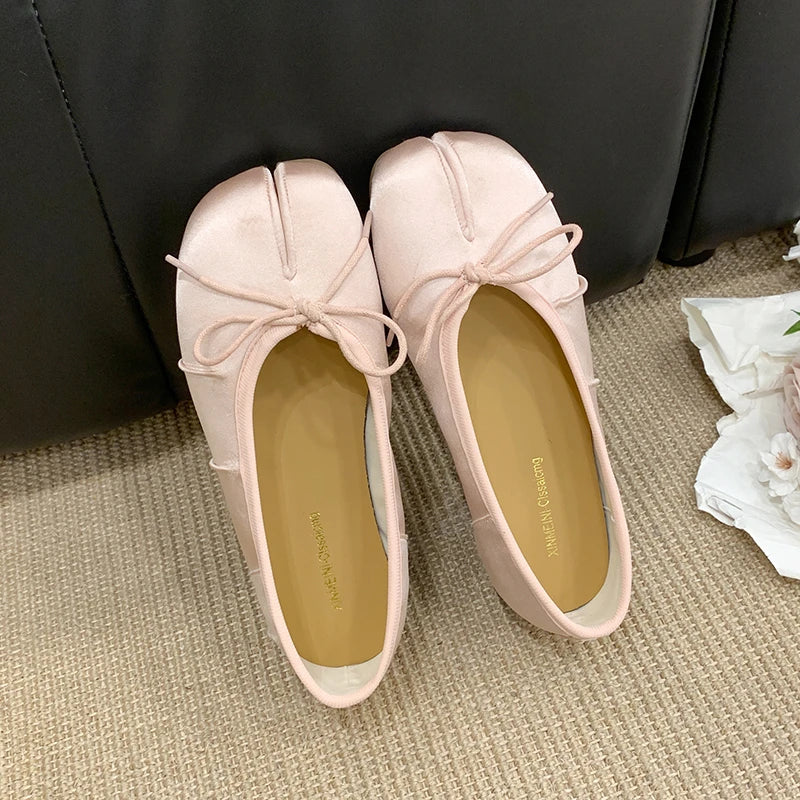 French Gentle Bow Women's Shoes Flats