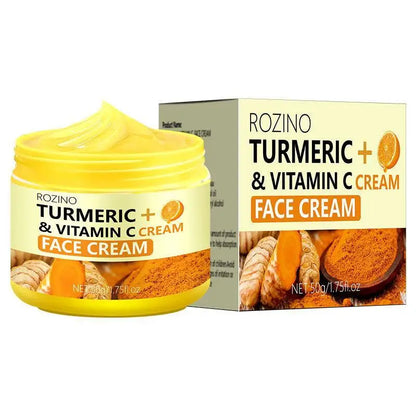 Savon au curcuma et citron / Coussin nettoyant / Crème visage / Sérum - Gamme de produits de soin au curcuma pour éclaircir le teint et nourrir tous les types de peau