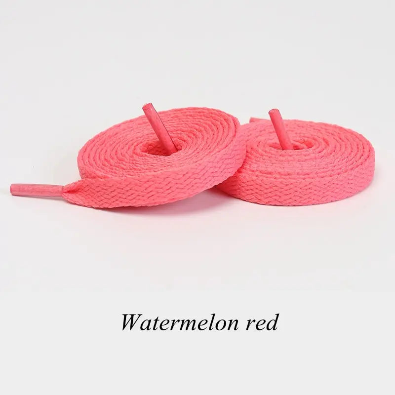 1Pair Flat Shoelaces Classic Quality Rope Laces Solid Casual Sneakers Shoelace Shoe Accessories 100/120/140/160/180CM