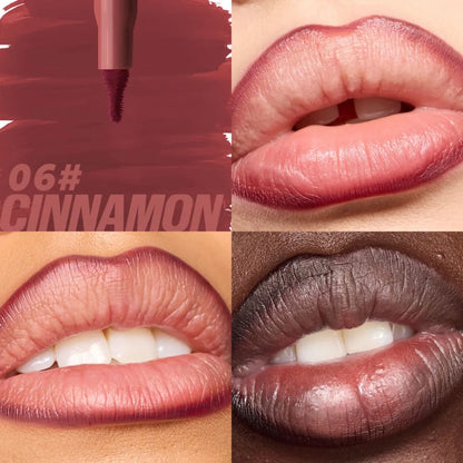 Crayon à lèvres mat imperméable Rouge Contour Teinte Rouge à lèvres Longue durée Anti-adhésif Hydratant Lèvres Maquillage 8 couleurs Velours