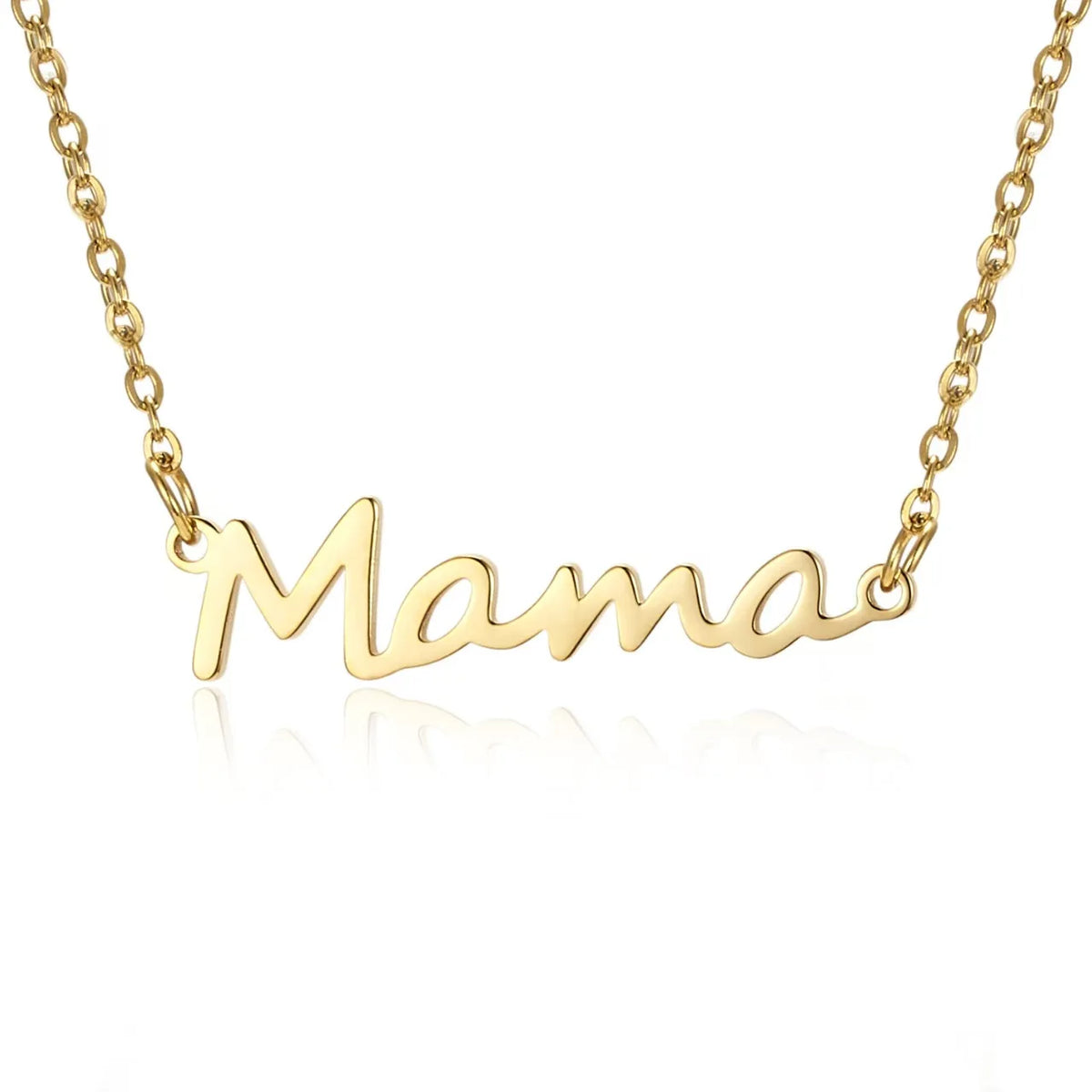 Popular, versatile, high-end, elegant Mama letter bracelet/necklace for Mother’s Day gifts.
