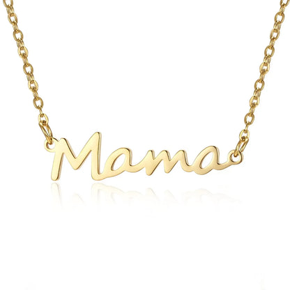 Popular, versatile, high-end, elegant Mama letter bracelet/necklace for Mother’s Day gifts.