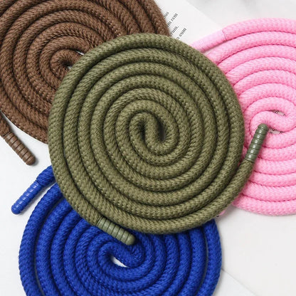 135CM Cordon de serrage rond 9mm pour vêtement, ceinture de pantalon de jogging, sangle de cordon pour sweat à capuche, fil pour chaussures, accessoires de bricolage TJ21678