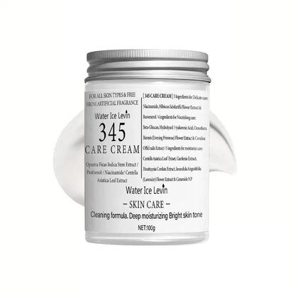 Crème Visage 345 Soin Coréen Adoucissante Hydratante Réparatrice Douce Adaptée Aux Peaux Sensibles