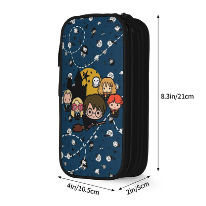 New H-HP-P Harrys Potters Pencil Cases  Pencil Pouch Pen Holder for Girl Boy Large Storage Bags Office Gifts Accessories