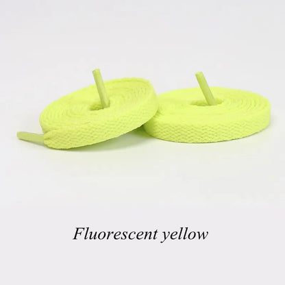 1Pair Flat Shoelaces Classic Quality Rope Laces Solid Casual Sneakers Shoelace Shoe Accessories 100/120/140/160/180CM