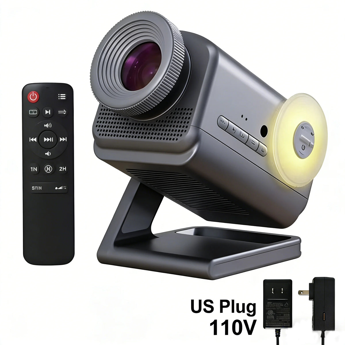 Holographic Star Projector: 60 Dynamic Scenes, 3D HD Floating, Home Cinema Effect, Kids Bedroom Light