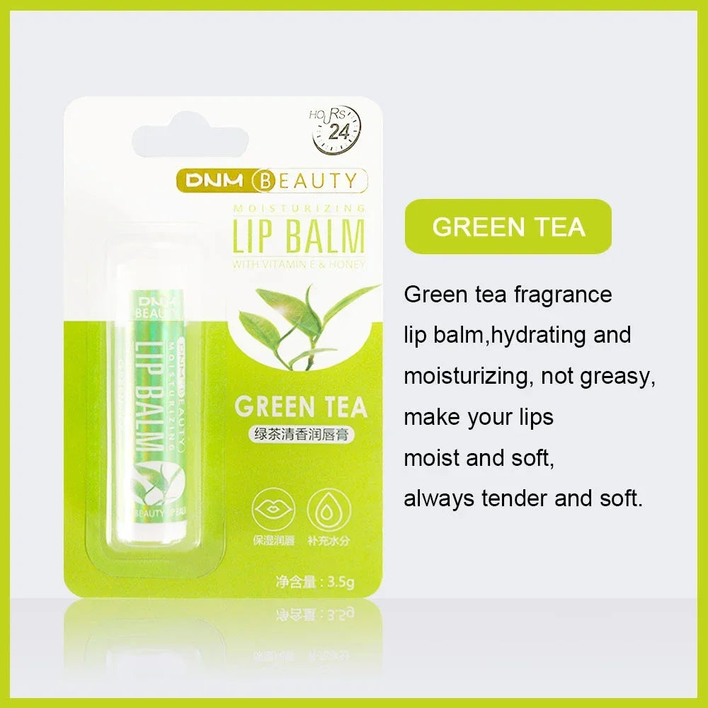 Fruit Lip Balm Winter Fashion Moisturizing Lip Oil Long-Lasting Clear Transparent Natural Aloe Lipstick Lip Care Lipstick Makeup