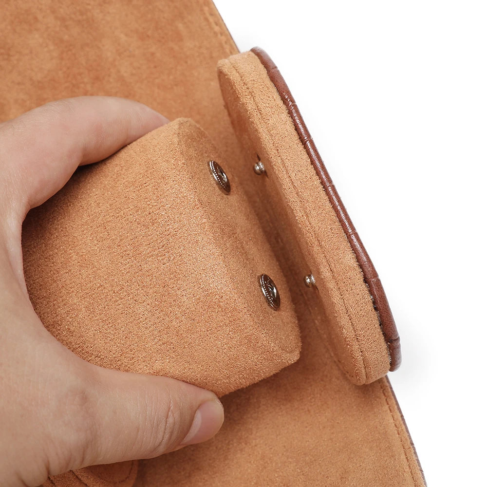 Luxury Crocodile Watch Storage Box Custom Name Travel 1 2 3 Slots Watches Roll Aligator PU Leather Brand Watch Display Case Bag