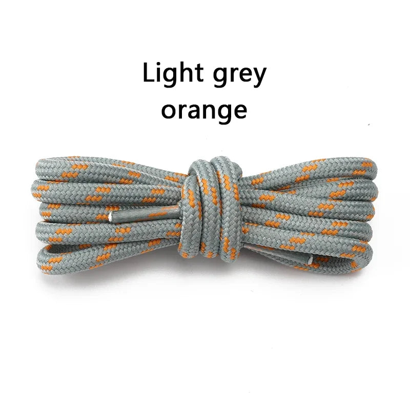 Round Solid Shoelaces for Sneakers Outdoor Hiking Boots Tooling Sports Shoe Laces Adult Kids Flower Dots Shoelace for Woman Man
