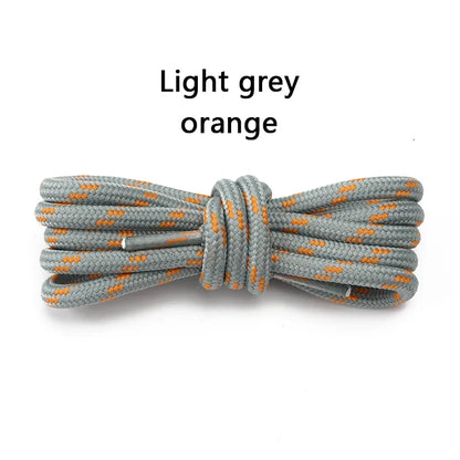 Round Solid Shoelaces for Sneakers Outdoor Hiking Boots Tooling Sports Shoe Laces Adult Kids Flower Dots Shoelace for Woman Man